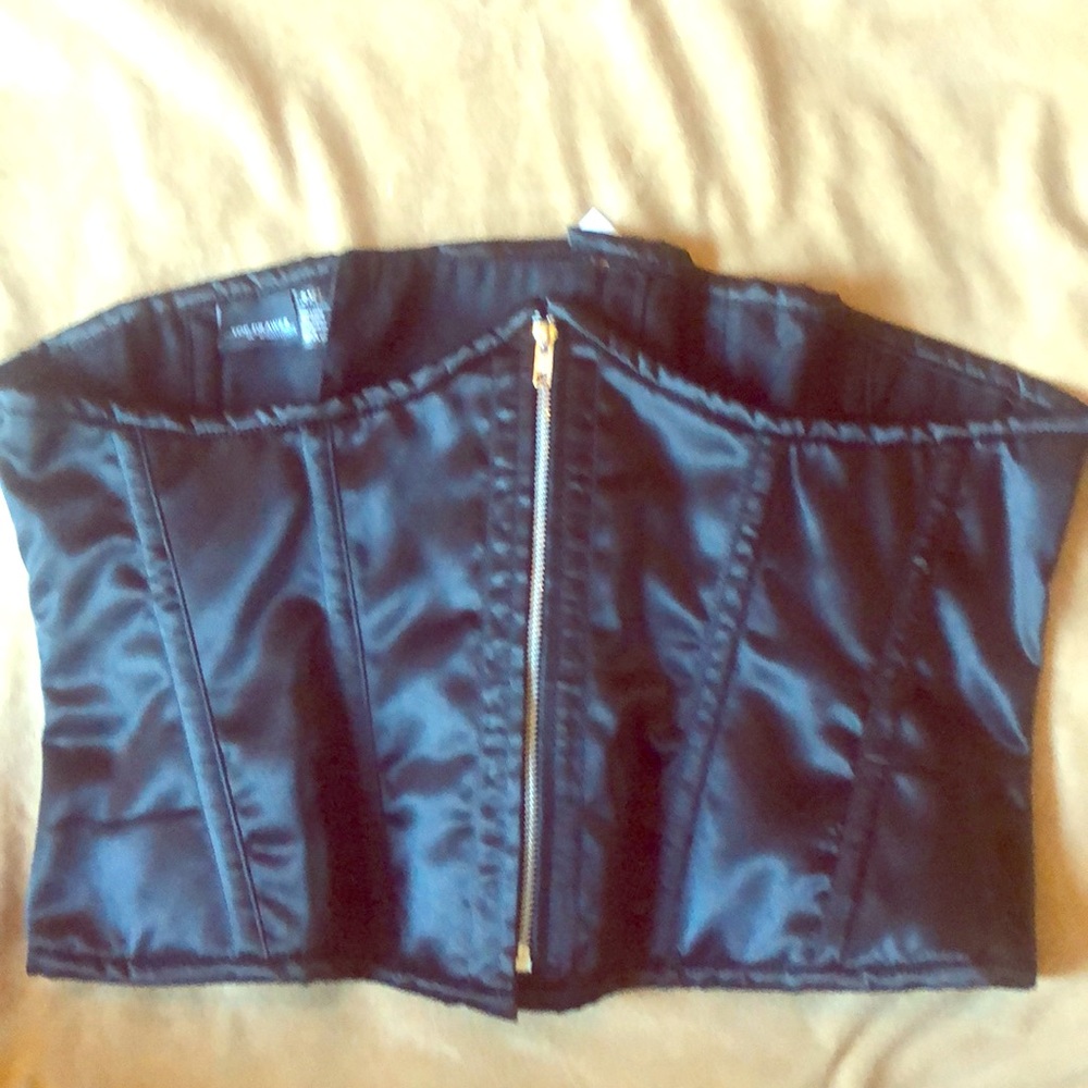 Daisy Corsets 3X Black Satin Underbust Corset